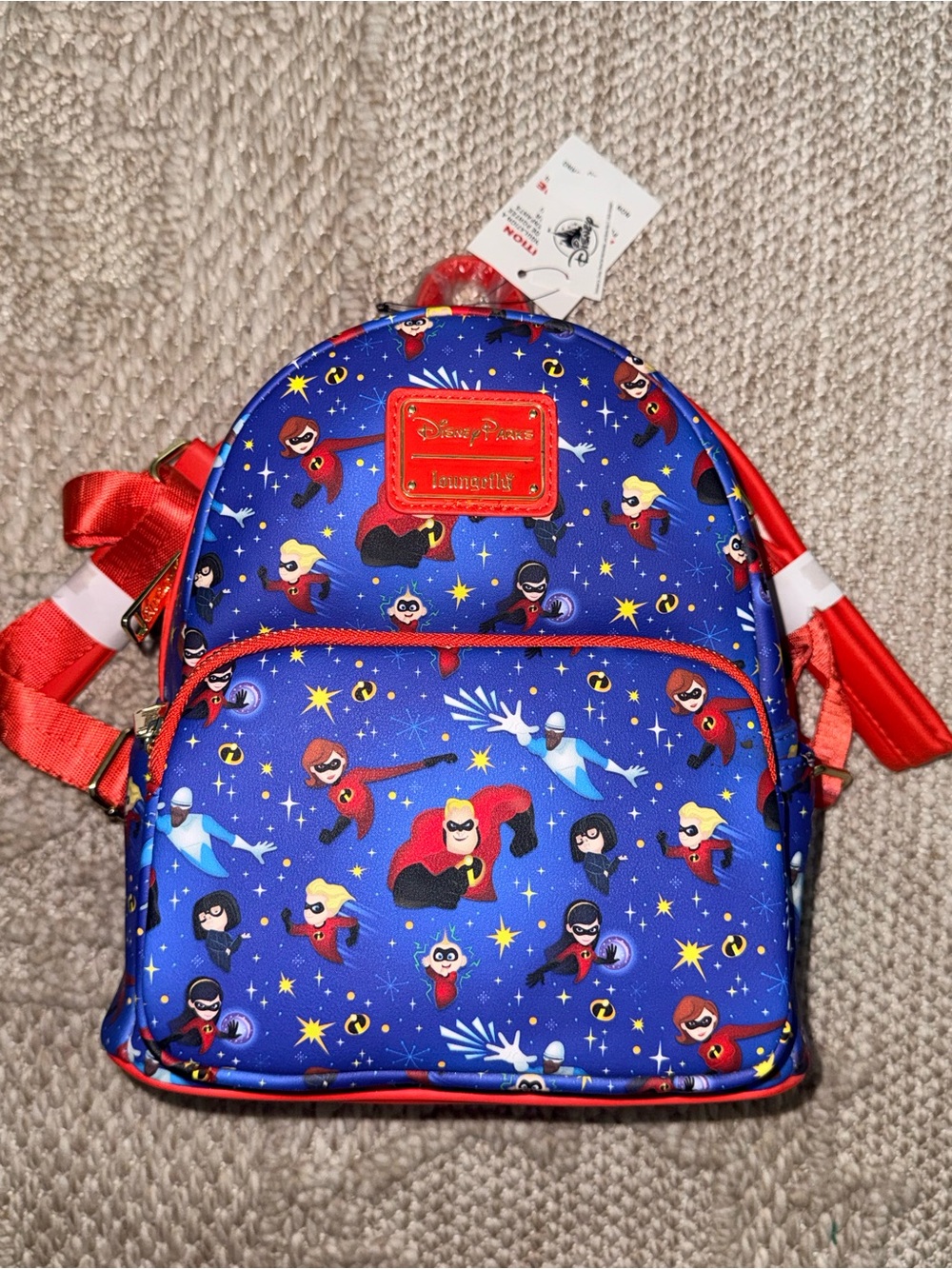 Disney Parks The Incredibles Loungefly Mini backpack New Sealed